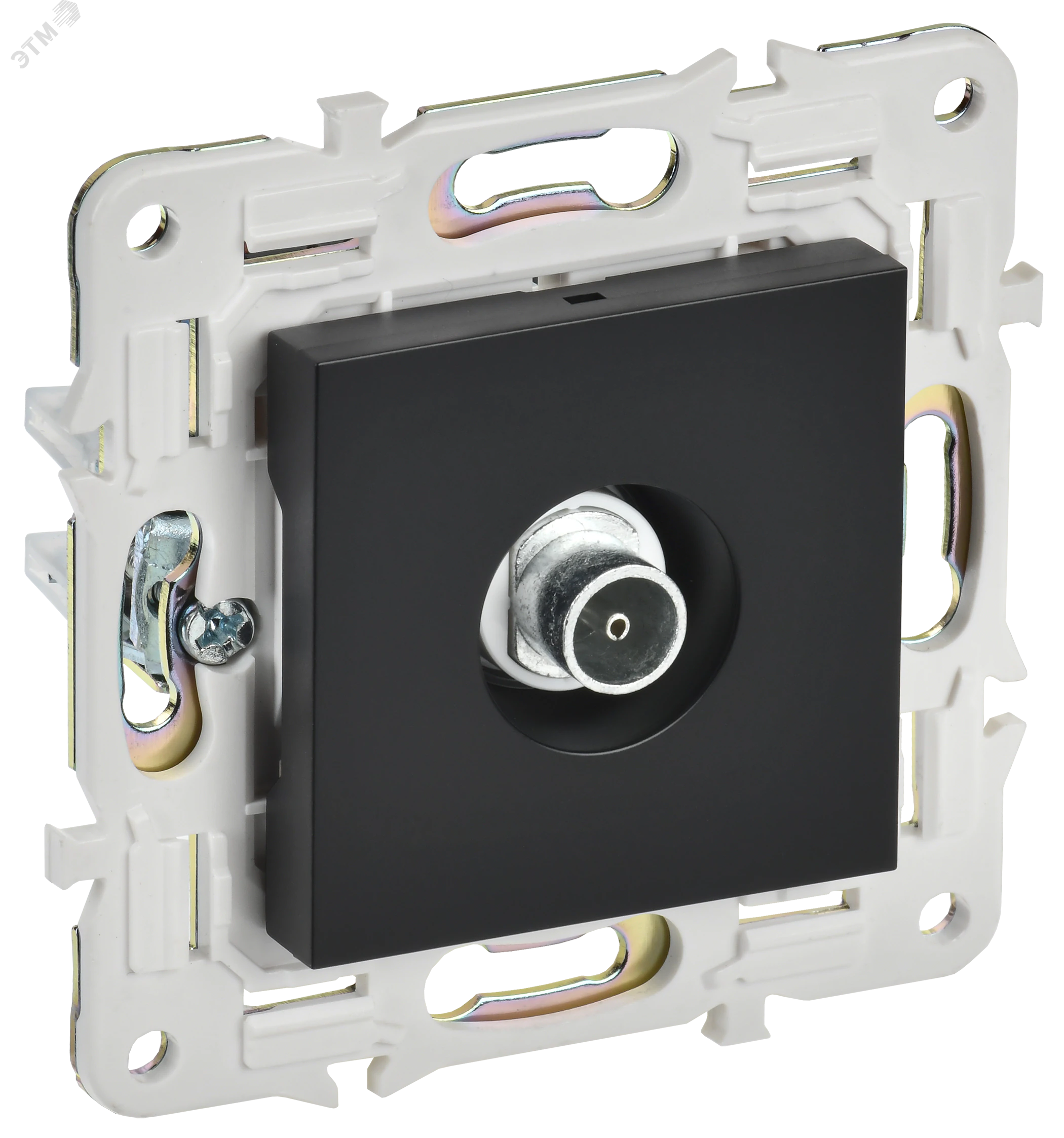 SKANDY Розетка TV оконечная SK-A12Bl черный IEK SK-A10-O-K02