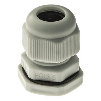 PG13.5 (IP 54) серый - Кабельный ввод PG13.5 (IP 54) Серый, полиамид