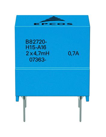 B82720H0015A035 - Дроссель синфазный сдвоенный 68000мГн 10кГц 0.2A 3.3Ом по постоянному току монтаж в отверстие автомобильного применения лоток