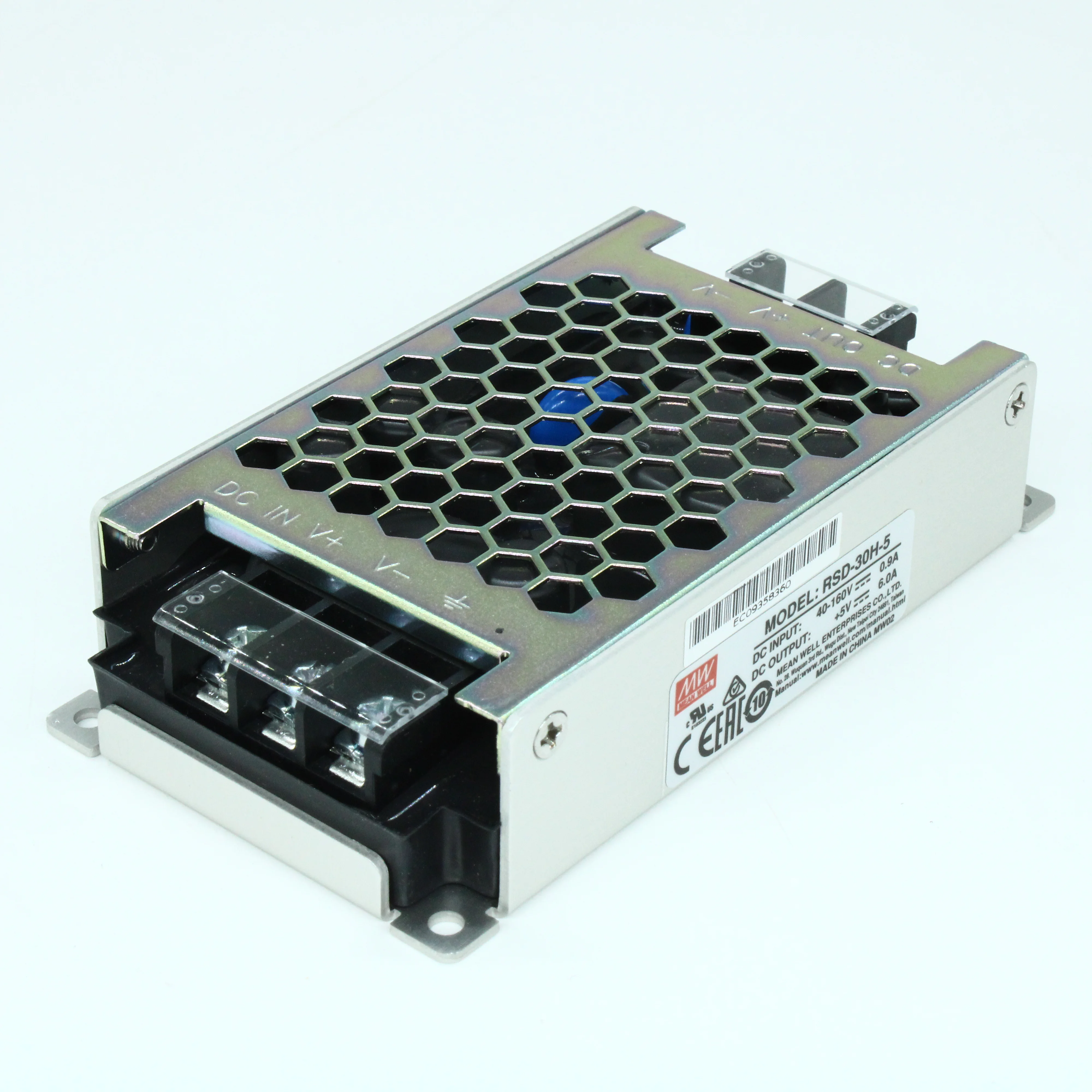 RSD-30H-5 - DC-DC, 30Вт, вход 40…160В, выход 5В/6А, изоляция 4000В DC, в кожухе 113х60х25мм, -40…+70°С
