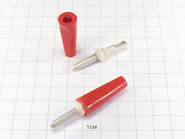 Штепсель Ш4.0 (красный) ОТК