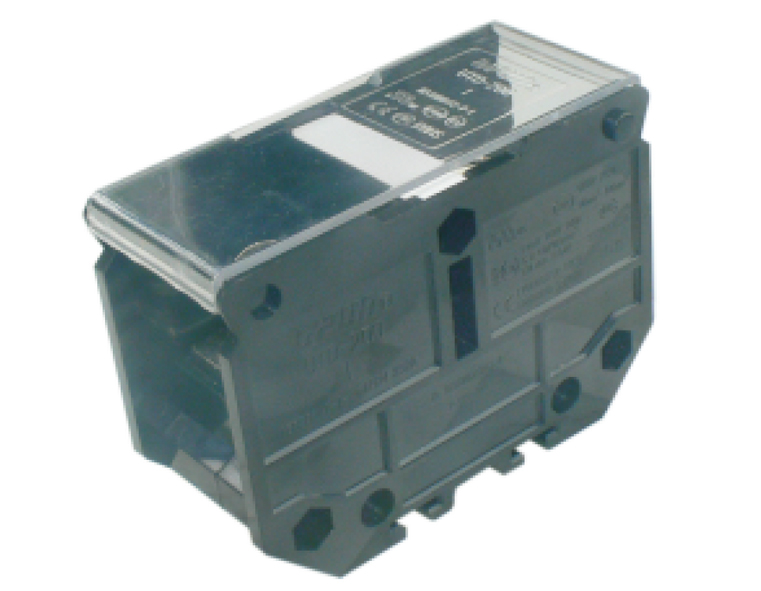 Барьерная клемма UTD-200I - Барьерная клемма, тип фиксации провода: винтовой, номинальное сечение: 100 мм кв., 240A, 660V, ширина: 36 мм, цвет: черный, тип монтажа: DIN 35