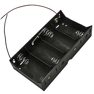 BH143  D   4X1 - Батарейный отсек BH143 D 4x1, открытый