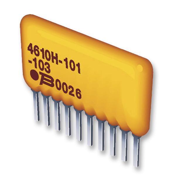 4608X-101-331LF - RES ARRAY 7 RES 330 OHM 8SIP