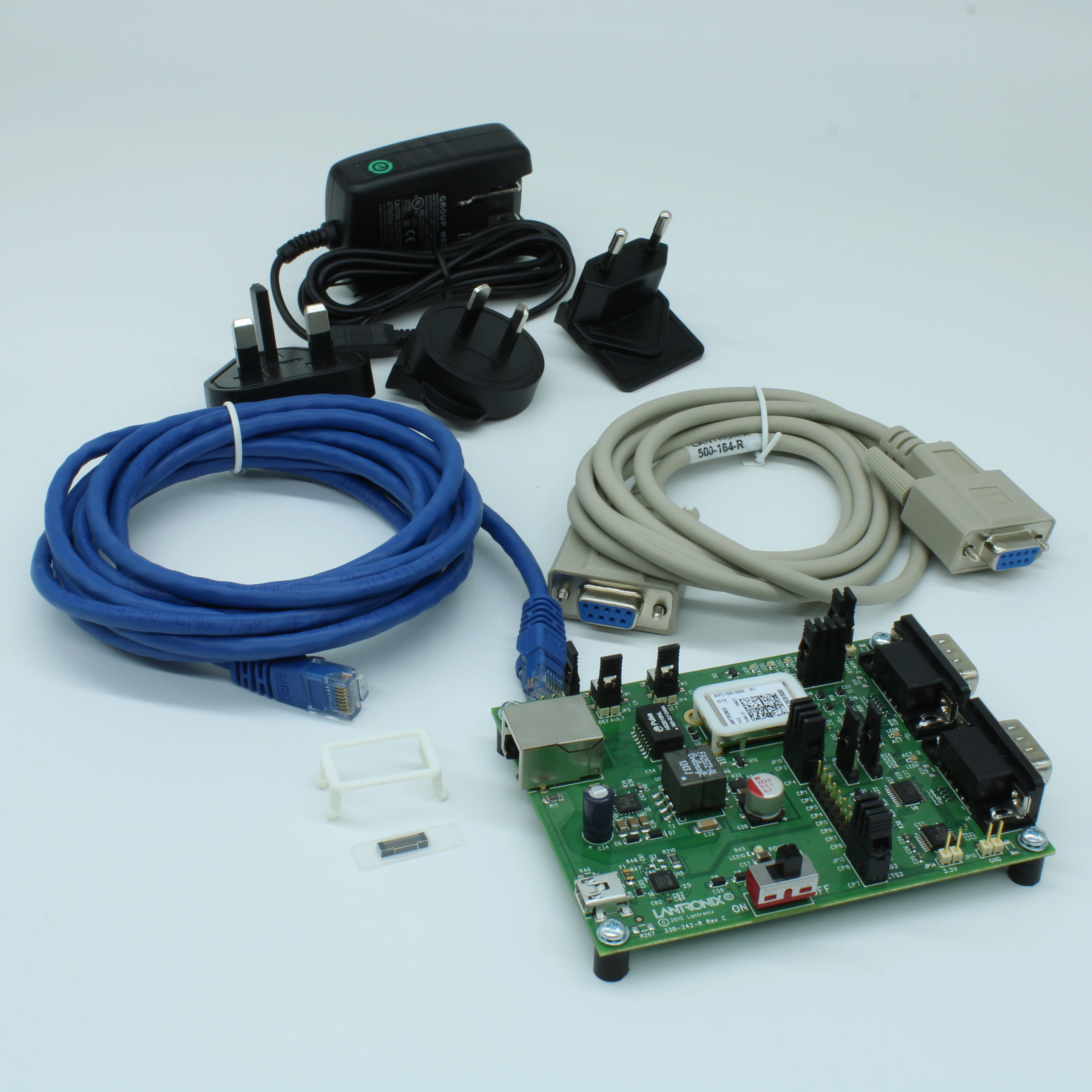 XPC100100K-02 - Средства разработки сетей xPico DeВ SerВ Kit PoE supp, USB, Mod