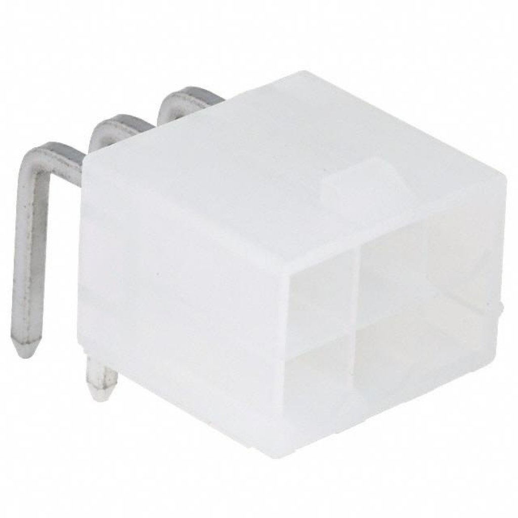 1586041-6 - Соединитель оконечный 6 контакт(-ов) 4.2мм угловой монтаж в отверстие 6 терминал(-ов) 1 порт автомобильного применения лоток