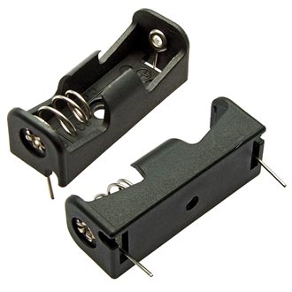 23A  12V X 1 TO PCB - Батарейный отсек 23A 12V x 1 на плату, открытый