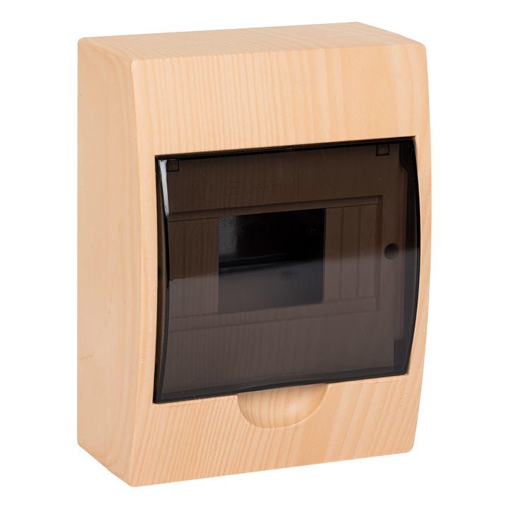 Щит ЩРН-П-6 IP41 светлое дерево PROxima pb40-n-6-light