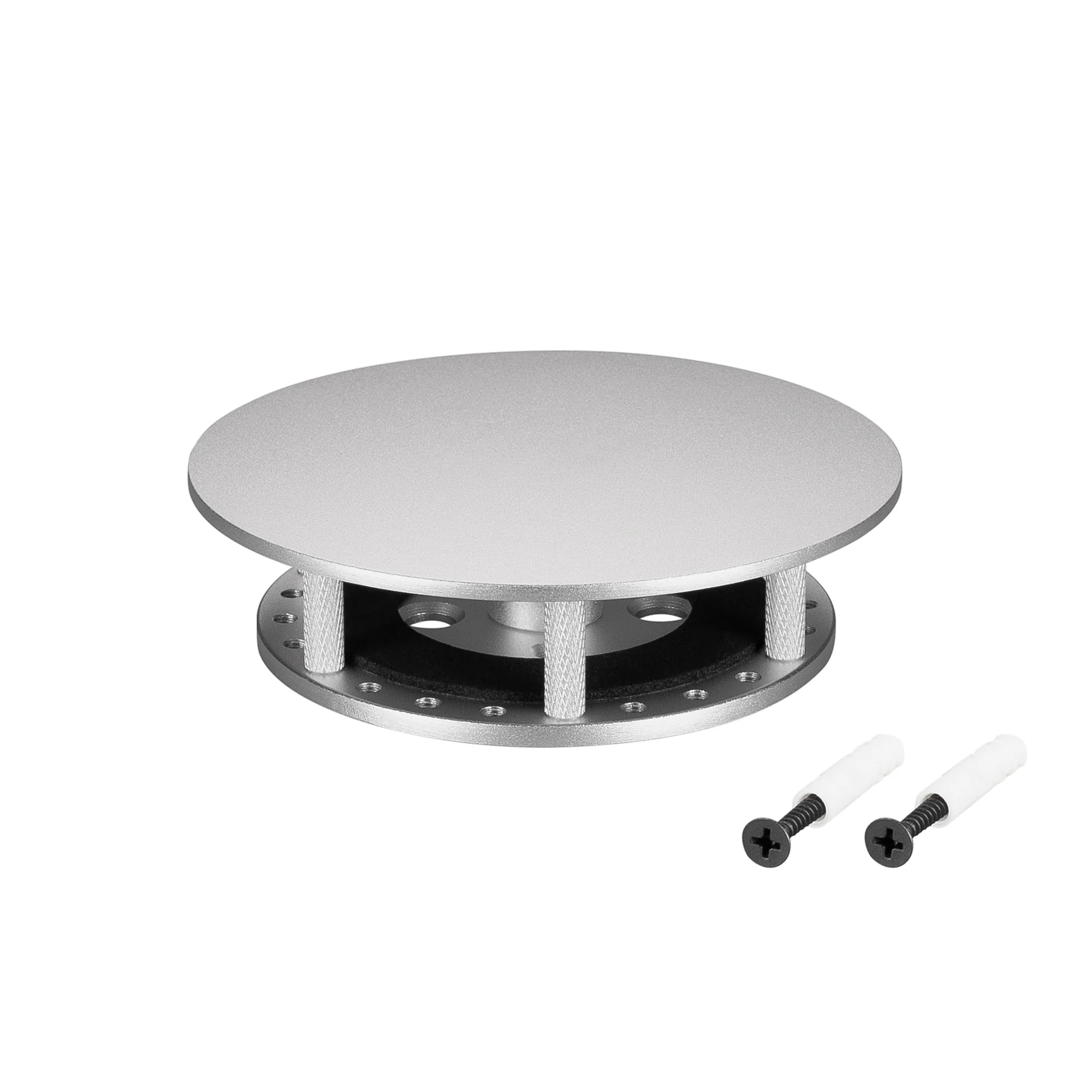 Крепление MOONLIGHT-BASE-ROUND-D25-S Silver, металл