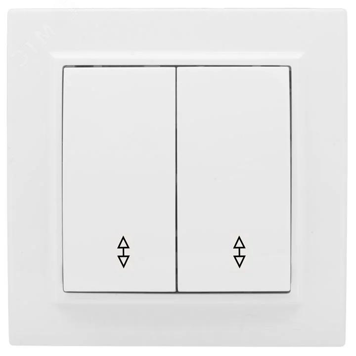 Переключатель проходной 2-кл. СП Минск 10А IP20 бел. Basic ERV10-027-10