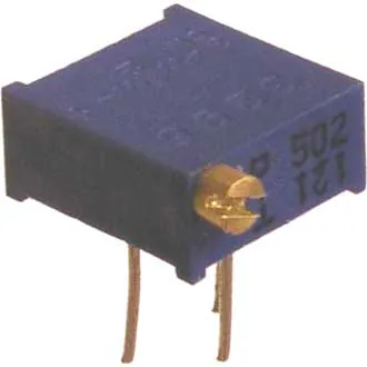 3296P 200R - Потенциометр многооборотный керметный 200Ом 0.5Вт PC PIN