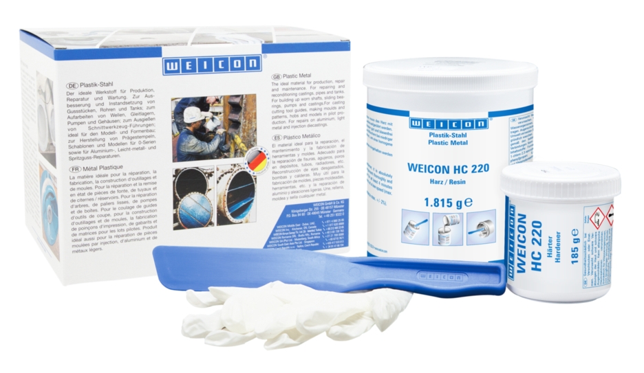 wcn10120020 - 10060707 WEICON Ceramic НС 220 (2,0 кг) Эпоксидный композит жидкий, керамическое наполнение, износоустойчивый