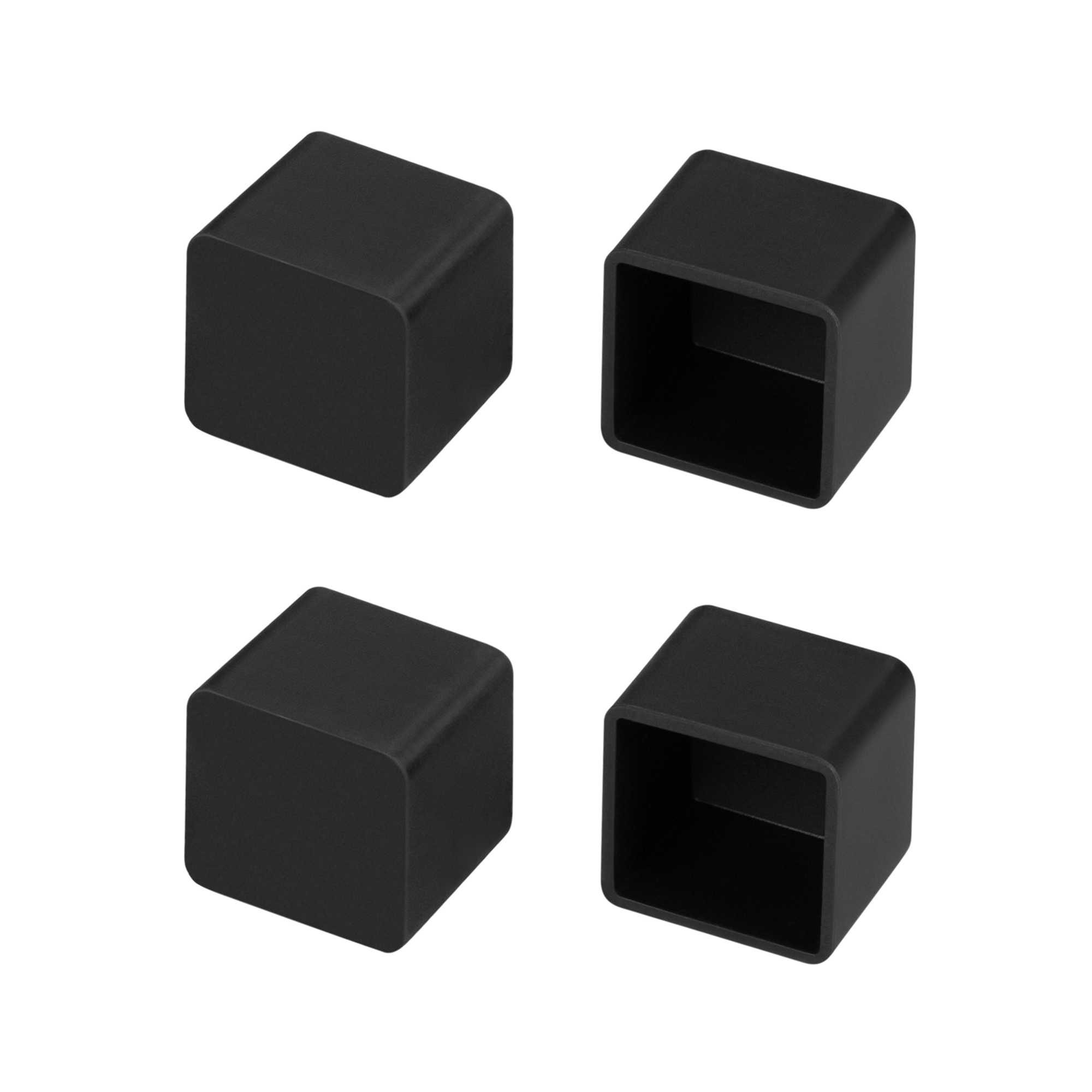 Заглушка WPH-FLEX-1616 BLACK глухая 045875 - Черная глухая заглушка для силиконового профиля WPH-FLEX-1616. Материал - силикон. В комплекте 4 заглушки. Цена за комплект.