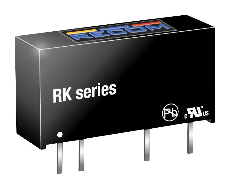 RK-0505S - Преобразователь DC/DC на печатную плату вход 5В выход 5В 0.2A 1Вт медицинского применения 4-Pin SIP туба