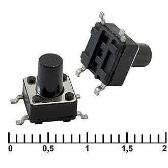 IT-1102WC (6X6X8) - Кнопка тактильная IT-1102WC, 6x6x8 мм