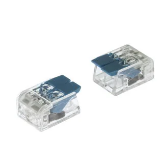 PCT-412 BLUE - Клемма зажимная соединительная безвинтовая 2 провода сечение 0.5-2.5 кв.мм