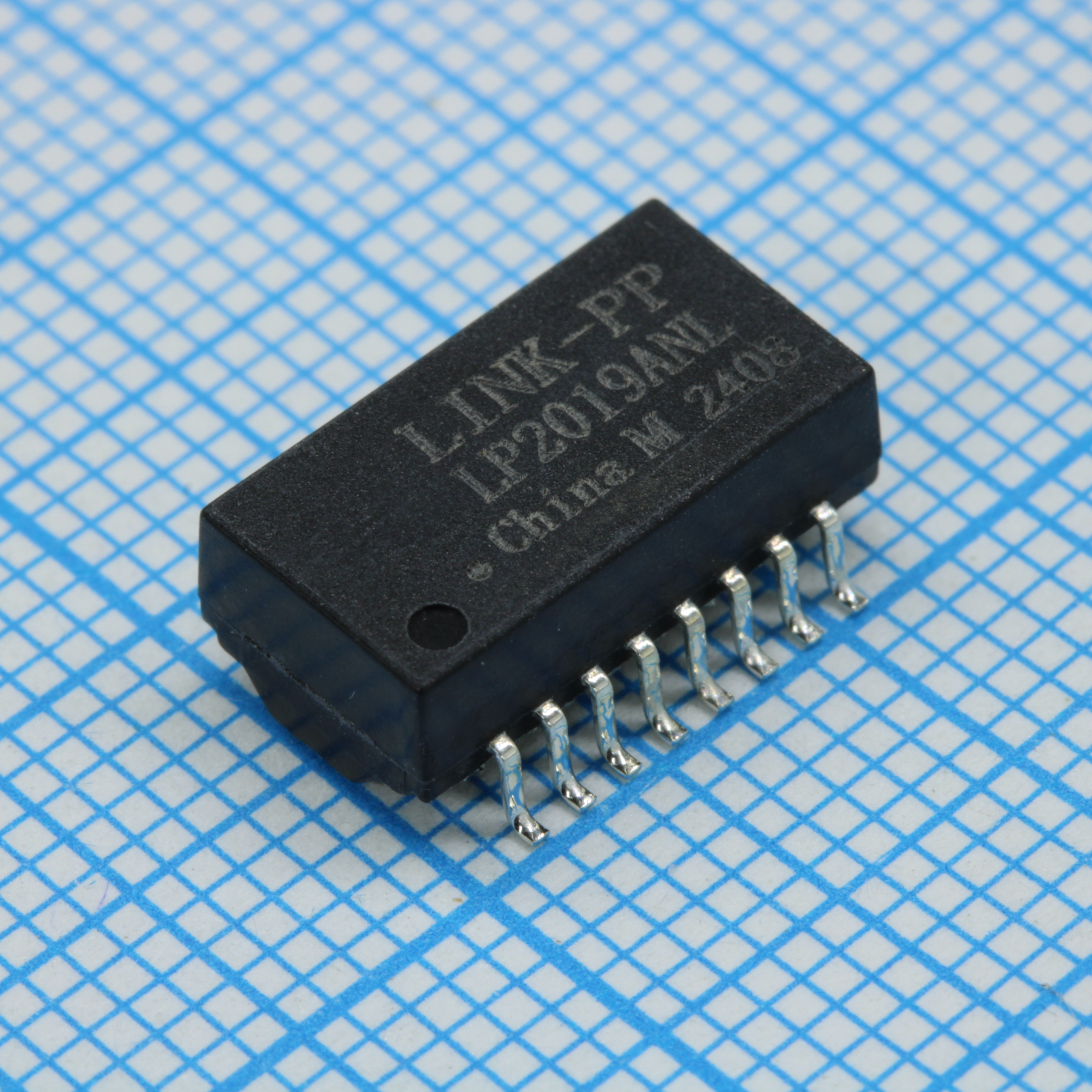 LP2019ANL - Трансформатор сигнальный 10/100 Base-T PoE (SMT)