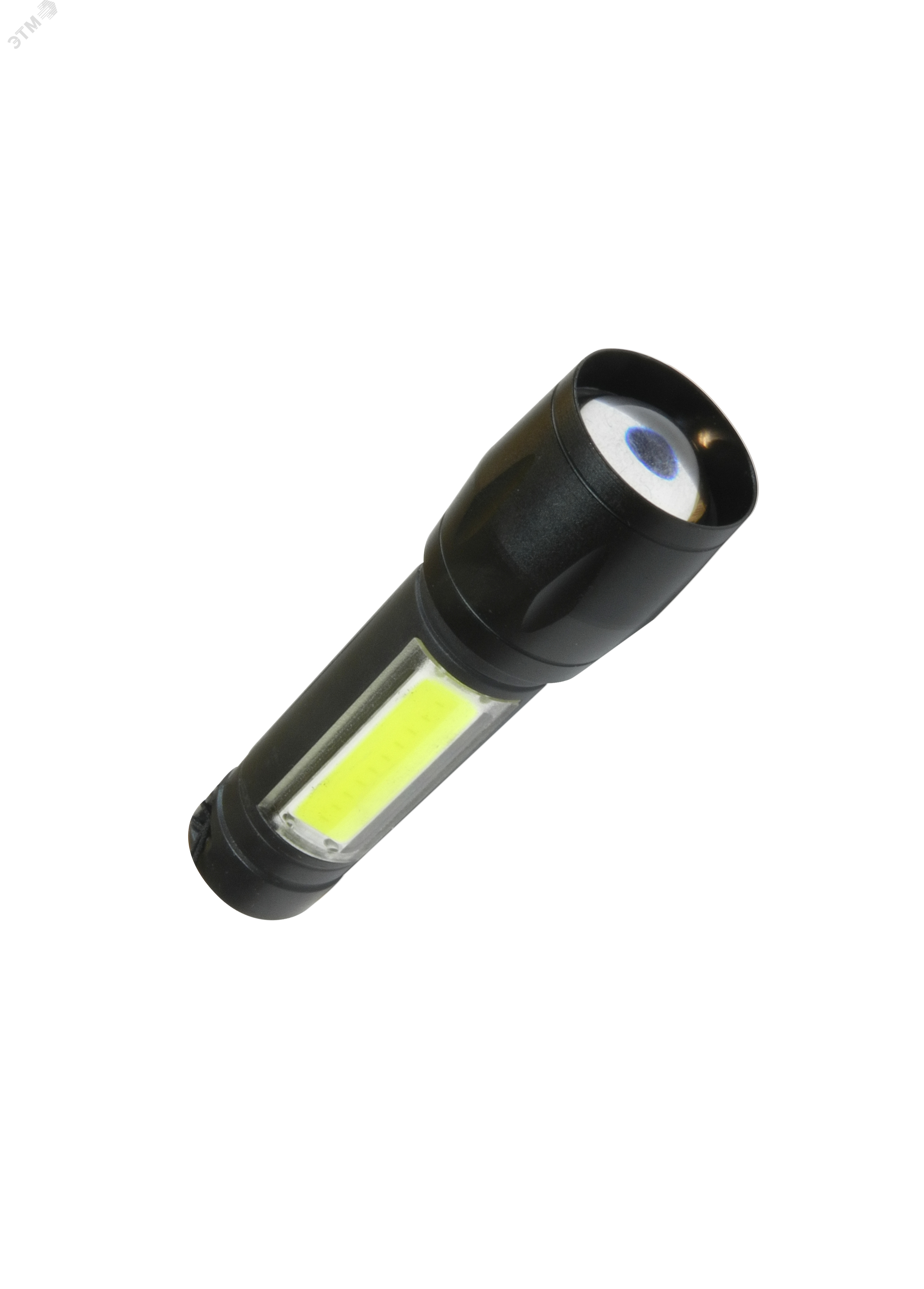 Фонарь аккумуляторный XPE 3Вт + COB 3Вт литиевый аккум. 600мА.ч Micro USB шнур KocAc1011Lith