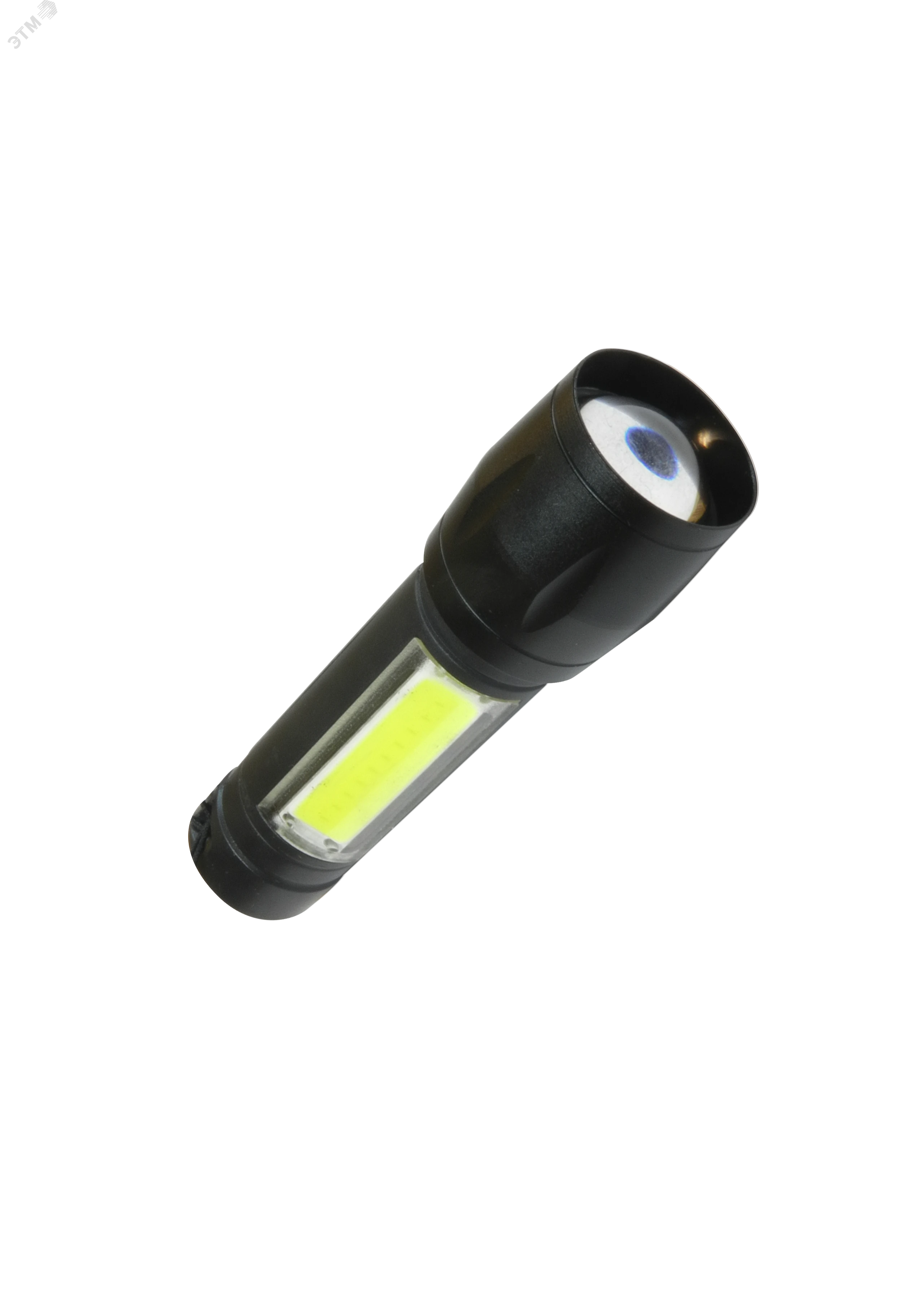 Фонарь аккумуляторный XPE 3Вт + COB 3Вт литиевый аккум. 600мА.ч Micro USB шнур KocAc1011Lith