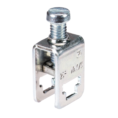 Зажим WAK 25/3 - Рядная распределительная клемма, тип фиксации провода: винтовой, номинальное сечение: 25 мм кв., цвет: серый, тип монтажа: шина 6х6