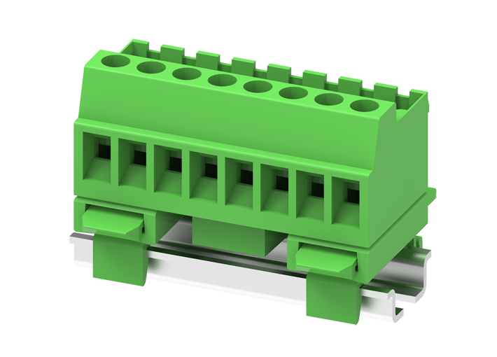 Вилочный разъем на кабель MC-PC5.08V14C-S - Вилочный разъем, угловой, на кабель, шаг: 5.08 мм, 14 полюсов, фиксация провода винтовая, исполнение: с креплением на DIN15, 320V, 12A, цвет: зеленый Вилочный разъем на кабель MC-PC5.08V14C-S - Вилочный разъем, угловой, на кабель, шаг: 5.08 мм, 14 полюсов, фиксация провода винтовая, исполнение: с креплением на DIN15, 320V, 12A, цвет: зеленый