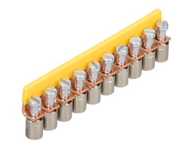 Соед. мостик IVB WK 2.5-10 - Соединительная перемычка, винтовая, изолированная, 10 полюсов, для клемм: WK 2,5/U