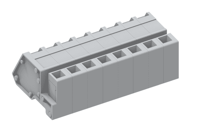 Розеточный разъем на кабель 450151 - Розеточный разъем, угловой, на кабель, шаг: 5.0 мм, 1 полюс, фиксация провода пружинная, исполнение: стандартное, 320V, 12A, цвет: серый
