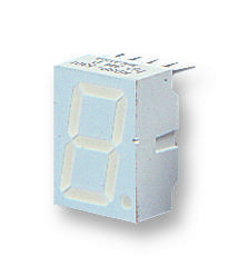 HDSP-5553 - Индикатор светодиодный 7-сегментный 14.2мм общий катод высокоэффективный красный десятичная точка справа