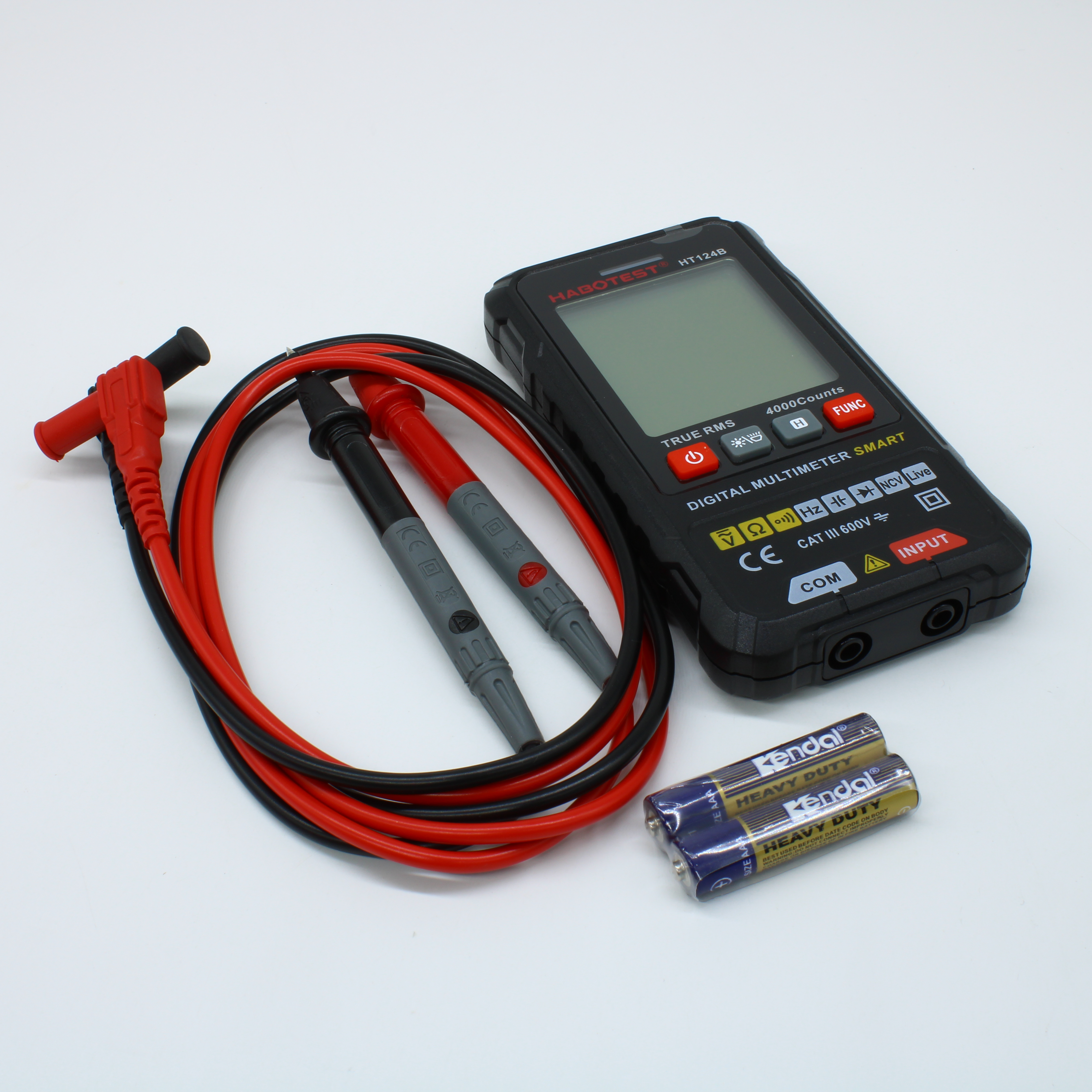 HT124B - Карманный цифровой SMART мультиметр, автомат с True RMS, NCV