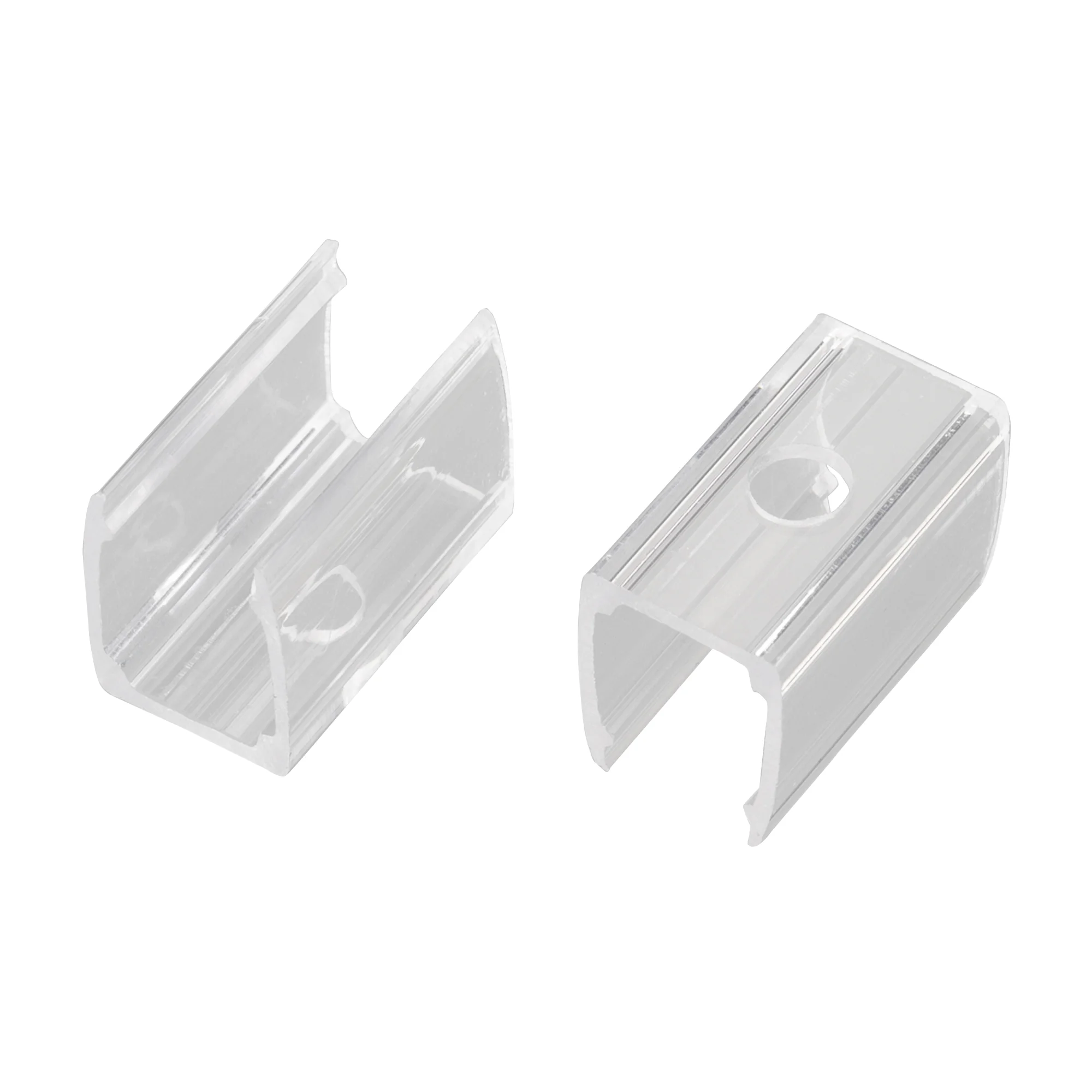 Держатель ARL-MOONLIGHT-1712-CLIP CLEAR 029832 - Клипса из поликарбоната для гибкого неона MOONLIGHT сечения 17х12мм. Длина 25 мм.