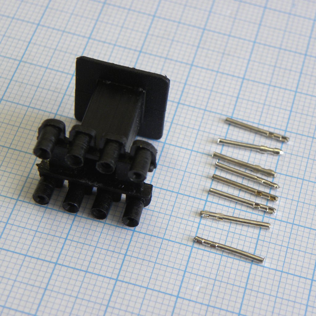 Каркас Ш6*6 верт.1сек.8выв. - Каркас намоточный. Количество выводов 8.Количество секций 1