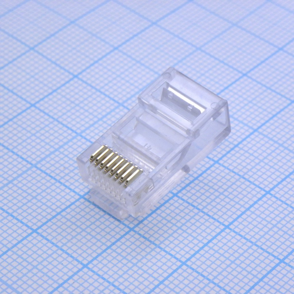 DS1123-P80T - 8P8C вилка на кабель RJ45
