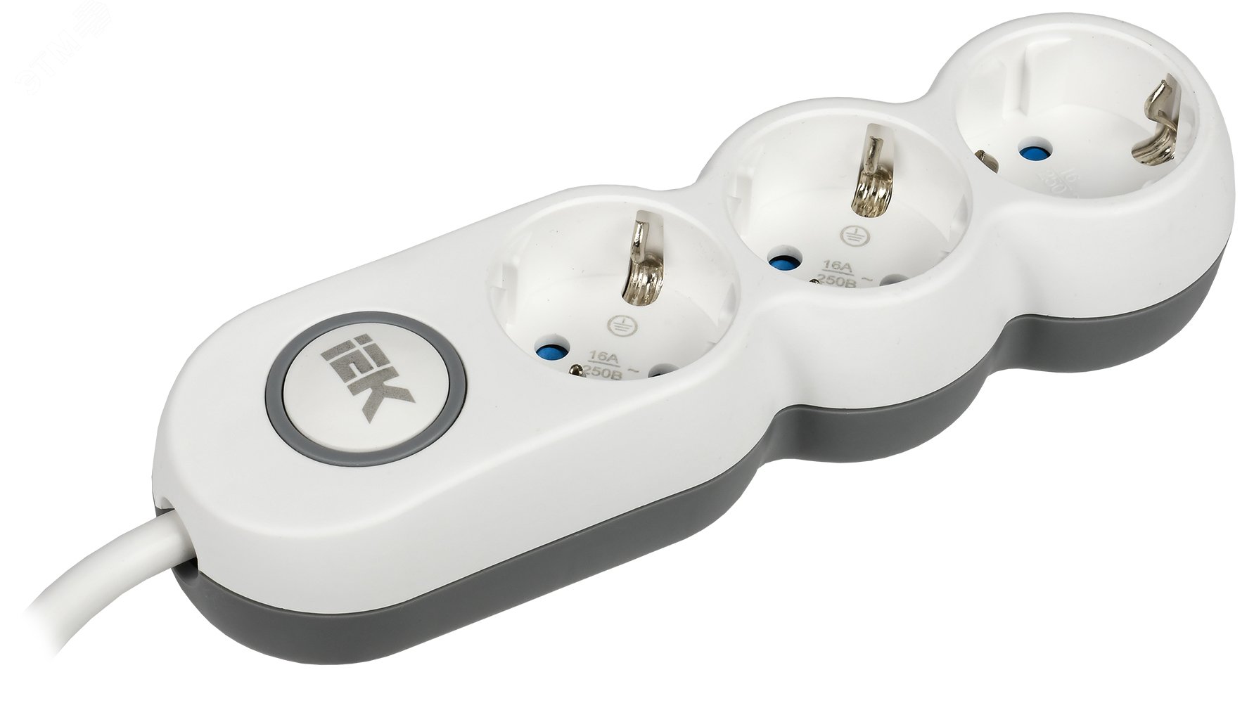 Удлинитель 3х3м с заземл. 16А IP20 Uno У03В 2P+PE 250В 3х1.5 WYP53-16-03-03-ZK