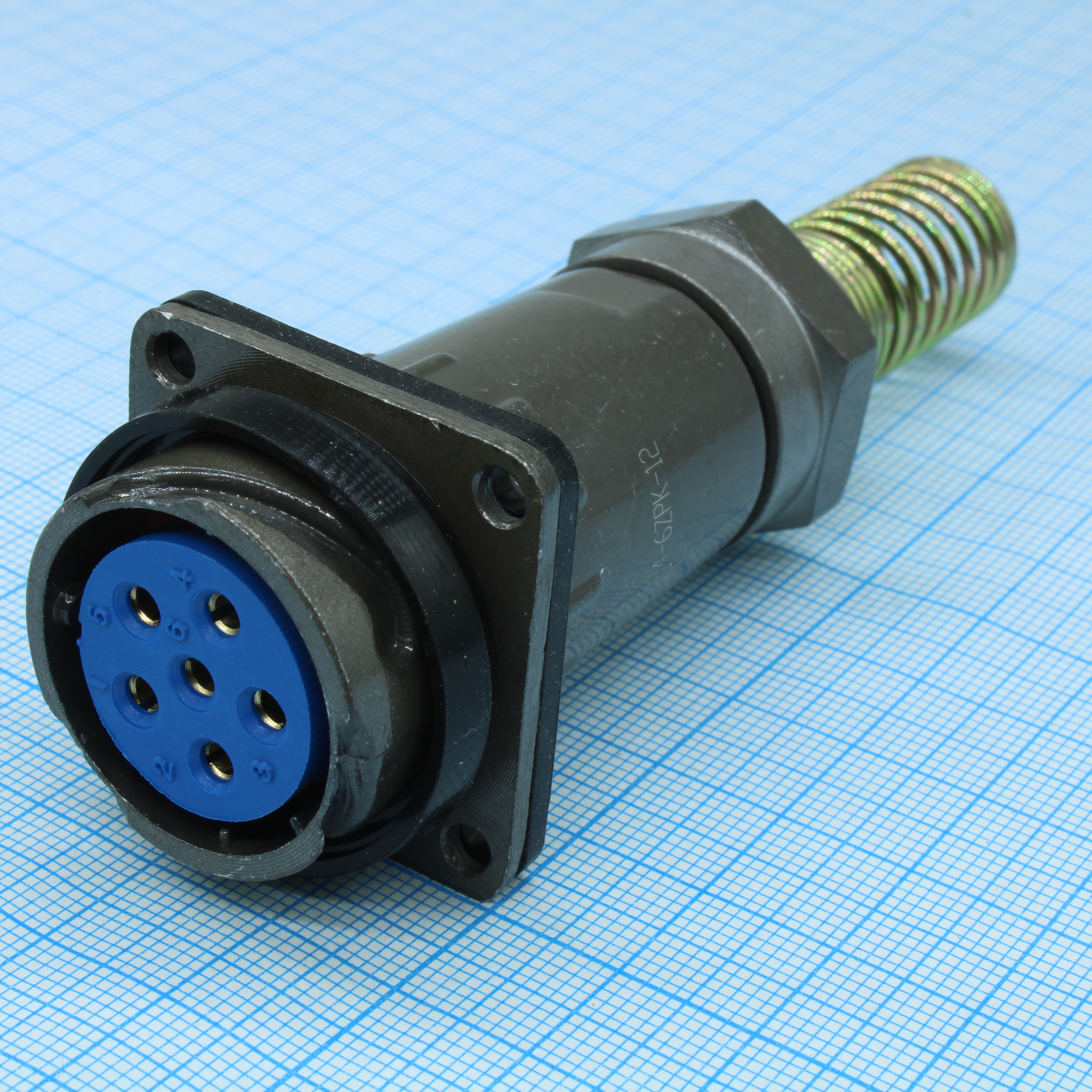FQ24-6PIN ZPK-12 - Блочная розетка, 6 контактов