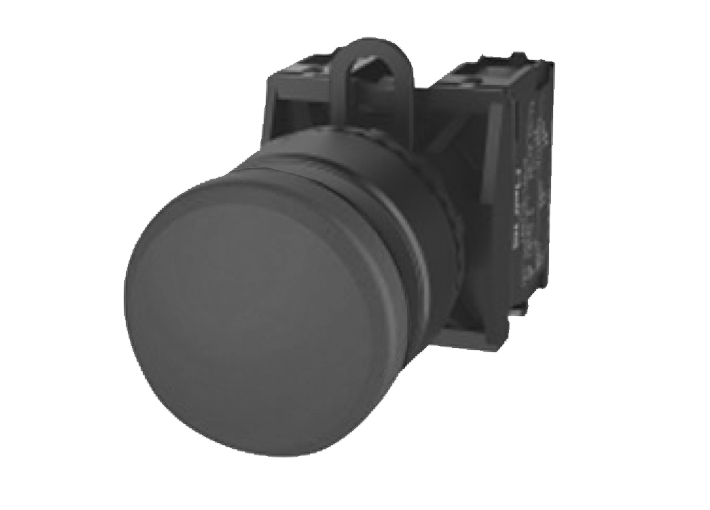 Кнопка грибовидная (черная) TS2510-0EM60-R10 - Кнопка грибовидная, без блокировки, без подсветки, пластиковое переднее кольцо, с плавным нажатием, с контактной группой 1NO, диаметр головки кнопки 30 мм, диаметр посадочного отверстия: 22 мм, цвет: черный