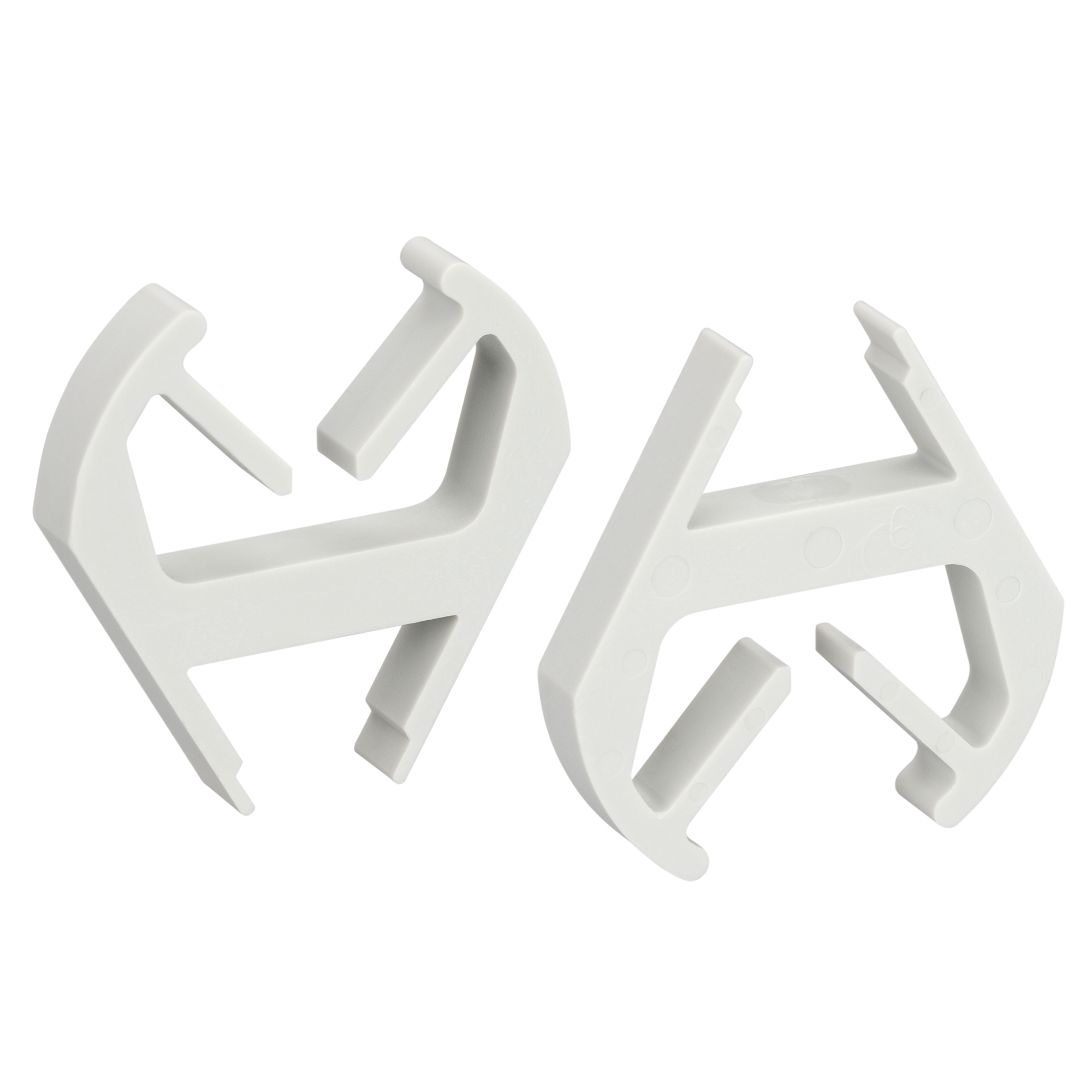 Держатель POR-F 019183 - Держатель профиля POR-F, устанавливается внутри трубы Ф42мм (внутренний диаметр). В пакете 2 держателя, цена за 1 держатель. Для 500 мм профиля нужно 2 держателя, для 1000 м профиля - 3 держателя.