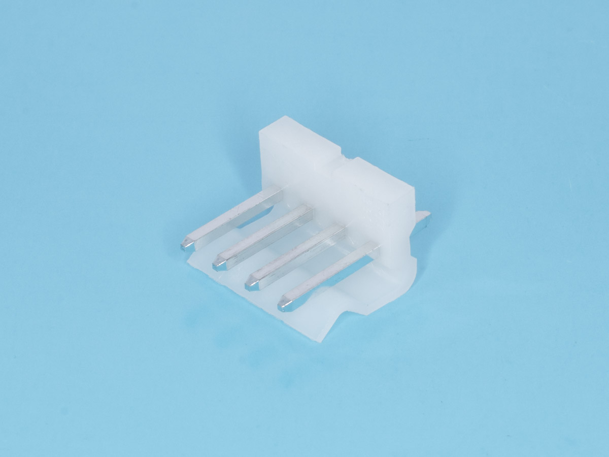 PWL-4 - Разъем питания 4 контакта, вилка на плату, шаг 3,96мм