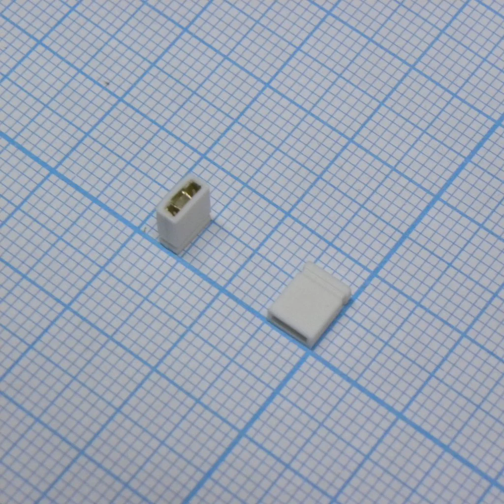 ДЖАМПЕР-6cb(2.54mm) белый - ДЖАМПЕР (перемычка)