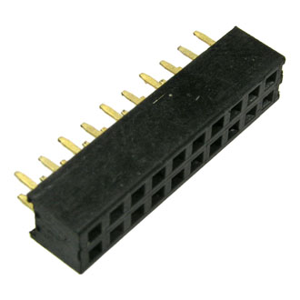 PBD2-20 (PBD2-2X10) 2.00 MM - Гнездо для плат 2.00 мм PBD2-20 (PBD2-2x10) 2.00 мм, 20 контактов