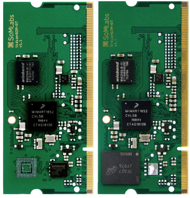 SLS12RT52_528C_32R_16QSPI_0SF_I - SOM модуль на I.MX RT 1052 (528 МГЦ) 16 МБ QSPI flash, 32 МБ SDRAM. Industrial