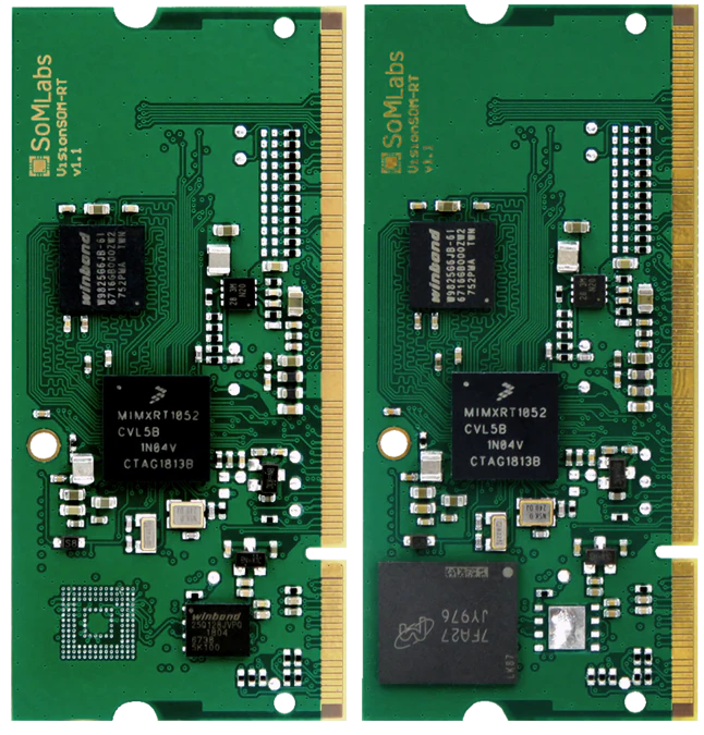 SLS12RT52_528C_0R_4QSPI_0SF_C - SOM модуль на I.MX RT 1052 (528 МГЦ) 4 МБ QSPI flash, 0 МБ SDRAM. commercial
