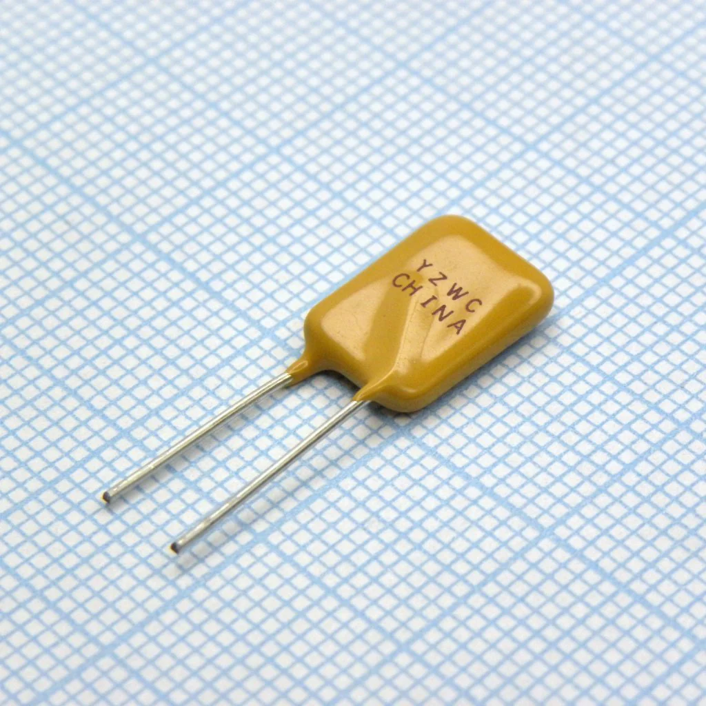 LVR025S - Самовосстанавливающийся предохранитель PTC 0.25A 240V 2.1Om 1.5Вт -40C...+85C прямые выводы