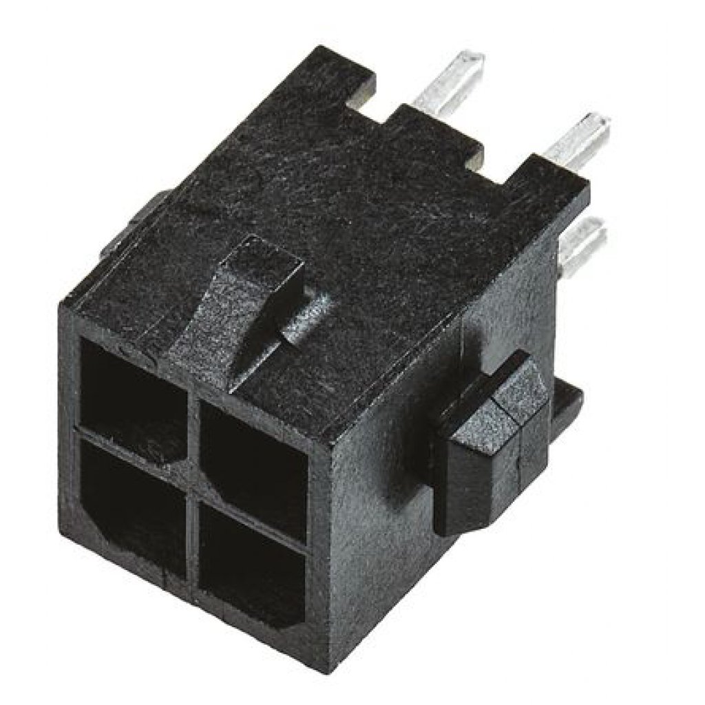 3-794630-4 - Соединитель питания 4 контакт(-ов) 3мм луженый прямой монтаж в отверстие 4 терминала(-ов) 1 порт(-ов) коробка/лоток