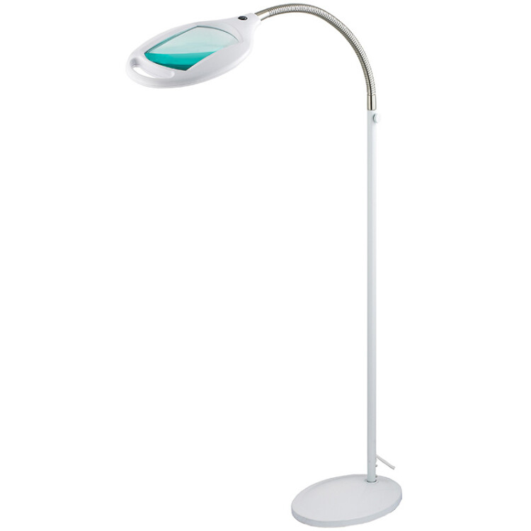 Лупа напольная 3D - с подсветкой 42 LED, белая