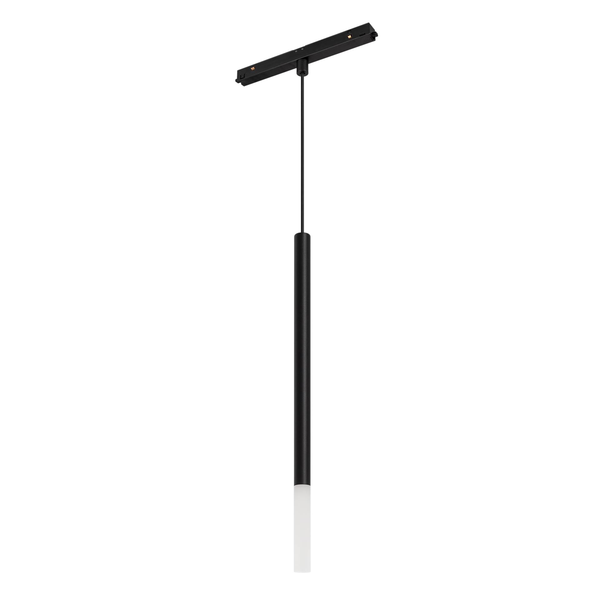 Светильник MAG-ORIENT-STICK-HANG-R20-3W Day4000 (BK, 180 deg, 48V) 036541(1) - Светильник для магнитных треков MAG-ORIENT шириной 26 мм. Мощность 3 Вт, св. поток 120 лм, дневной 4000 K, CRI>90, угол 180°, напряжение питания 48 В. Черный цилиндрический кор