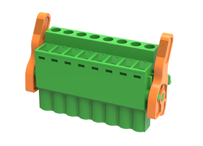 Розеточный разъем на кабель MC-RBF5.08H20C-I-0001 - Розеточный разъем, прямой, на кабель, шаг: 5.08 мм, 20 полюсов, фиксация провода винтовая, исполнение: с поворотной защелкой, 320V, 18A, цвет: зеленый