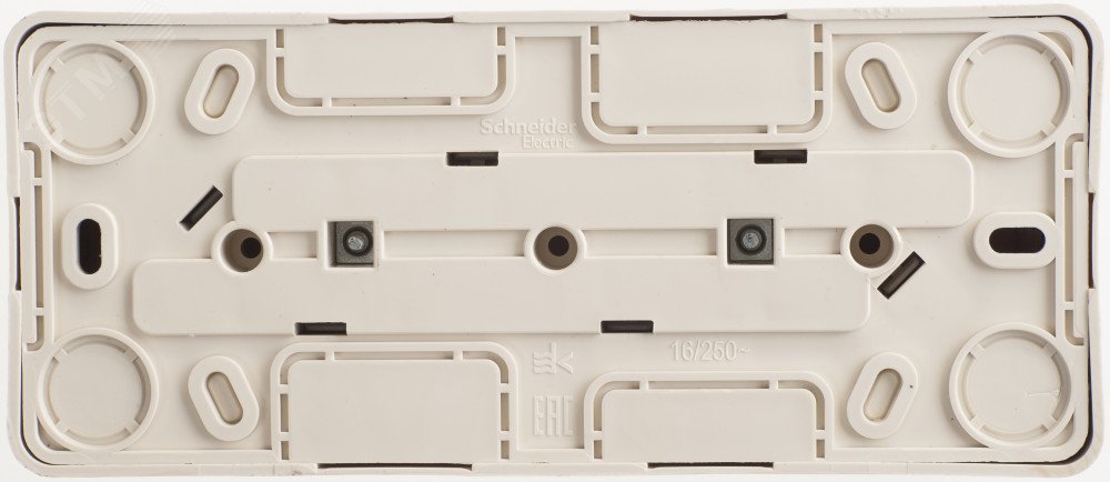 Розетка 3-м ОП Этюд 16А IP20 250В без заземл. без защ. шторок сосна SE PA16-009D