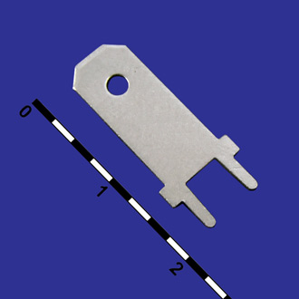 DJ614-6.3 - Клемма ножевая 6.3мм на плату