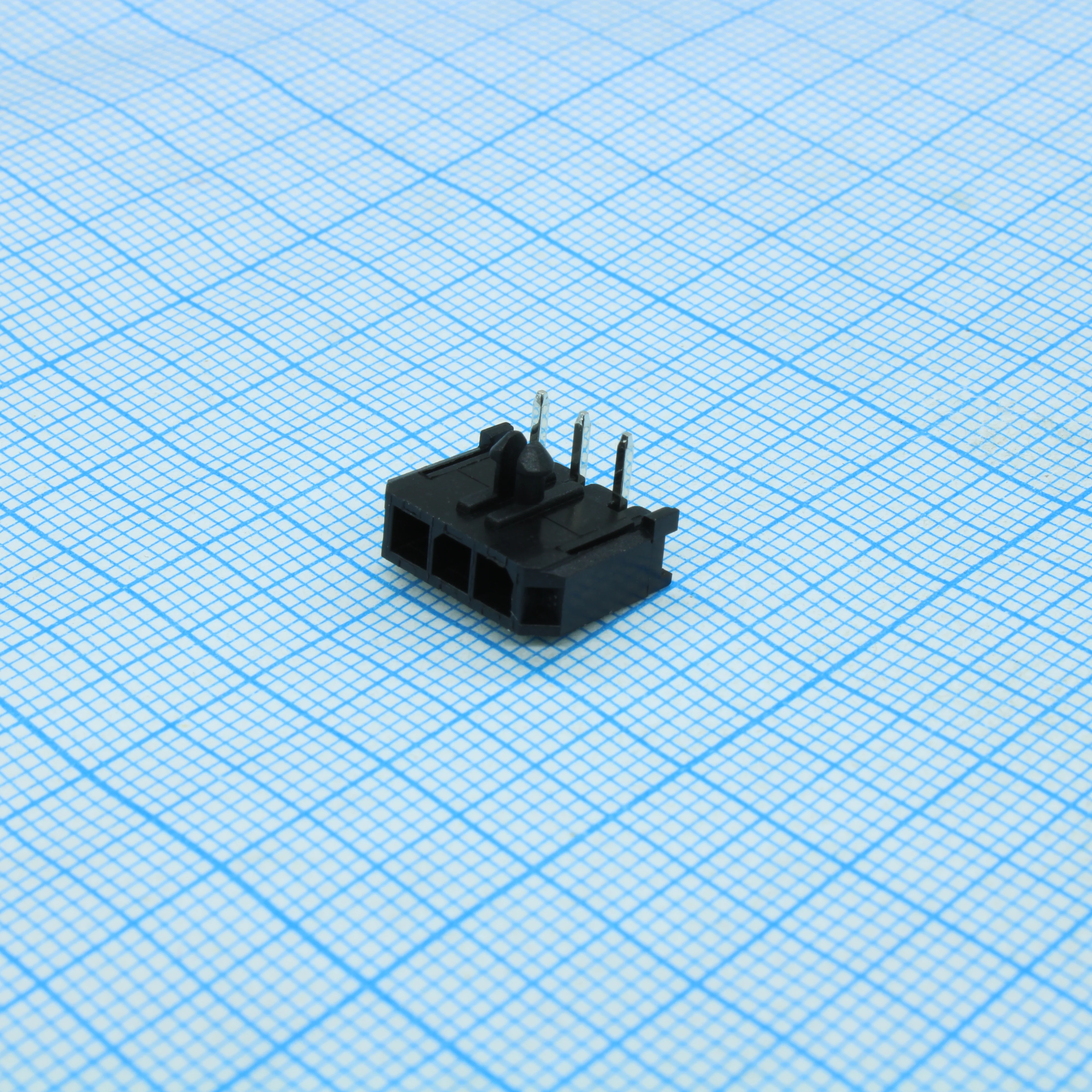 L-KLS1-XM1-3.00-1X03-R - 3.0mm Pitch Molex Micro Fit 3.0 Wire To Board Connector,Single layer,03 pins,Right angle male pin.