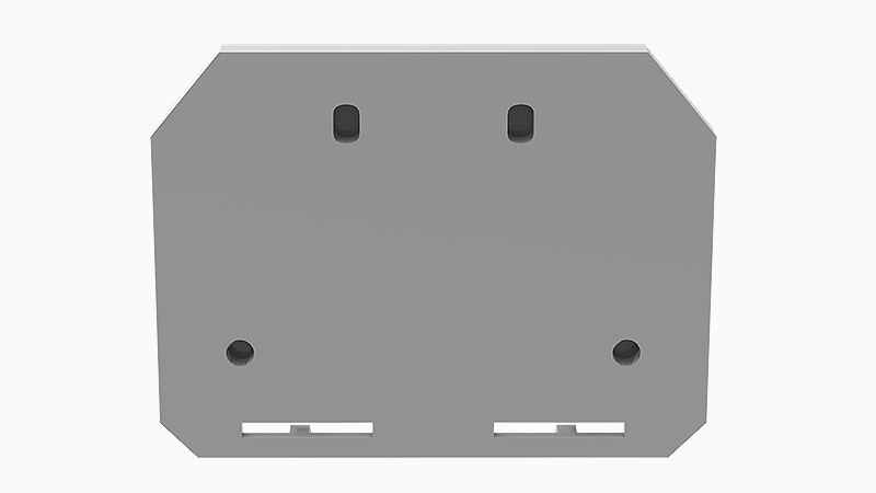Торцевая крышка D-WS16-SD-01P-11 - Торцевая крышка, для клемм WS16-SD..., цвет: серый